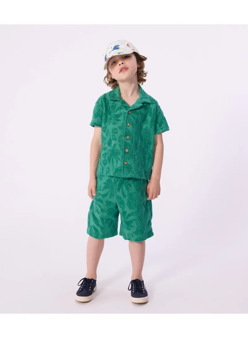 Petit Bateau Children's short-sleeved cotton shirt